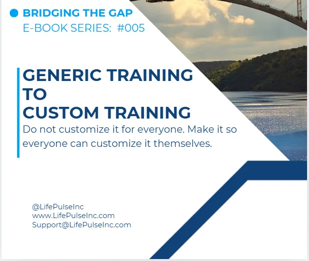 #005 From Generic Training to Custom Training