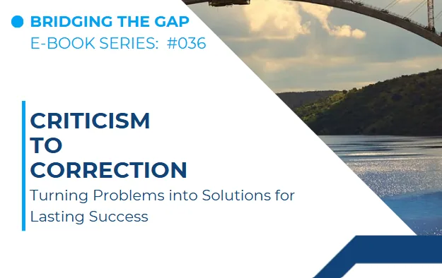 #036 From Criticism to Correction