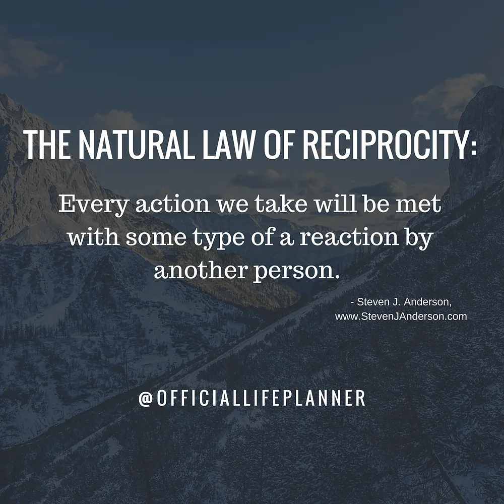 The Natural Law of Reciprocity