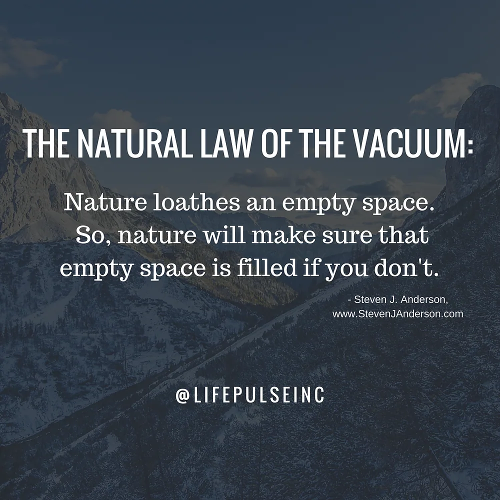 The Natural Law of the Vacuum