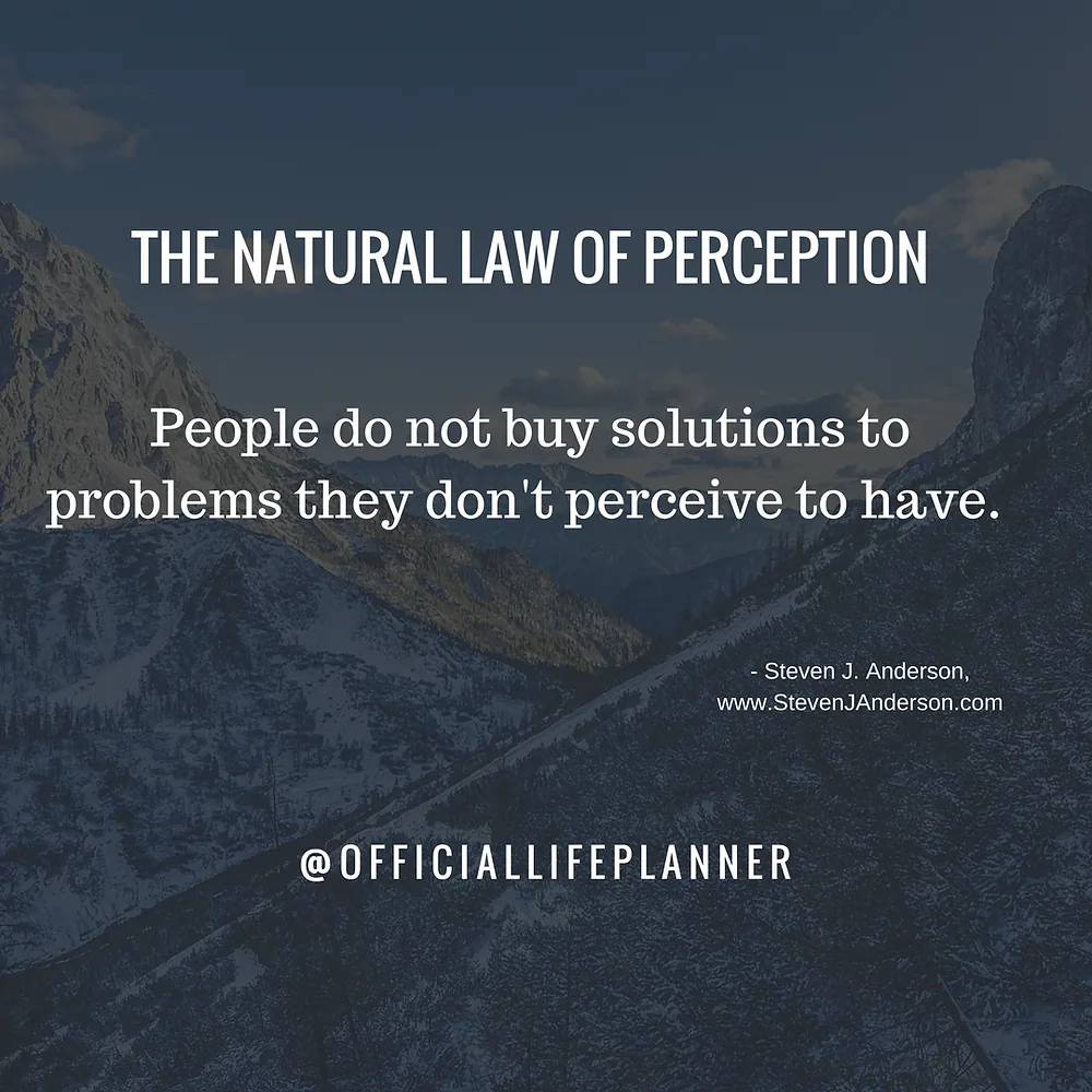 Natural Law of Perception