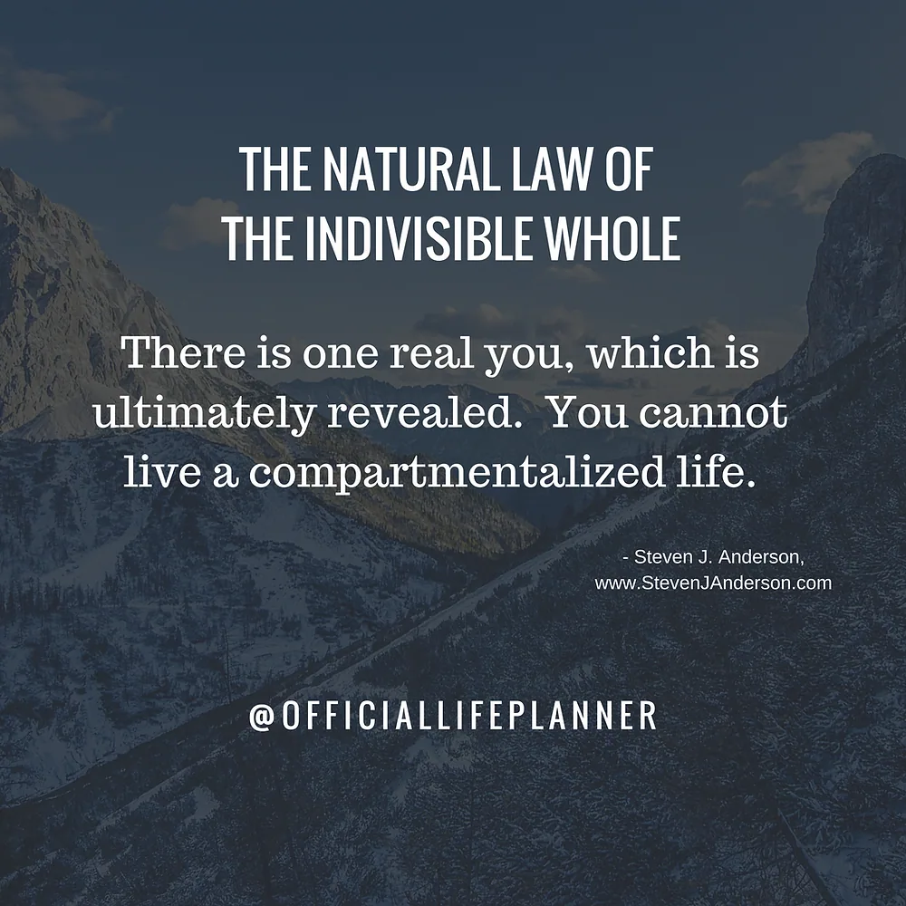 Natural Law of the Indivisible Whole