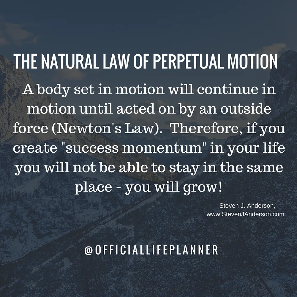 Natural Law of Perpetual Motion