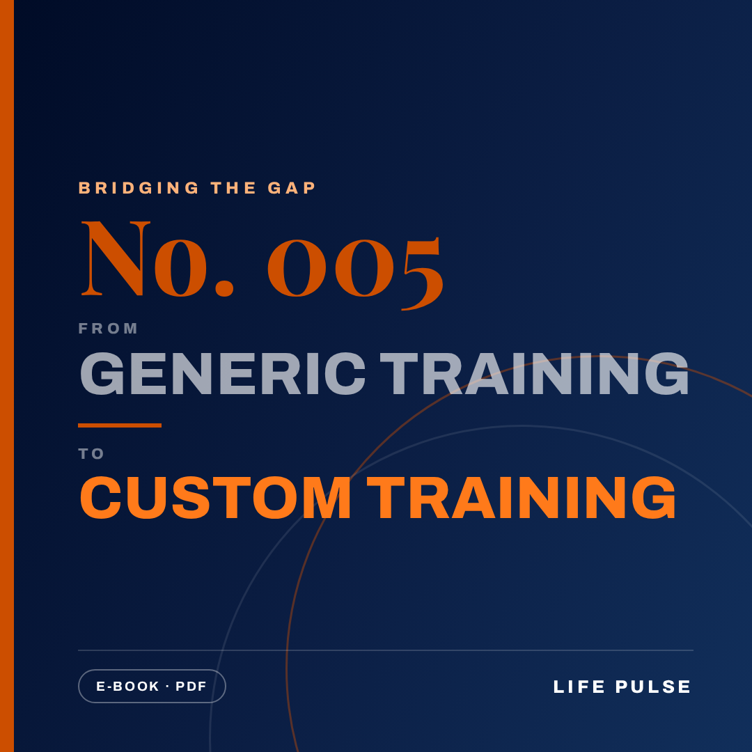 BtG #005: From Generic Training to Custom Training