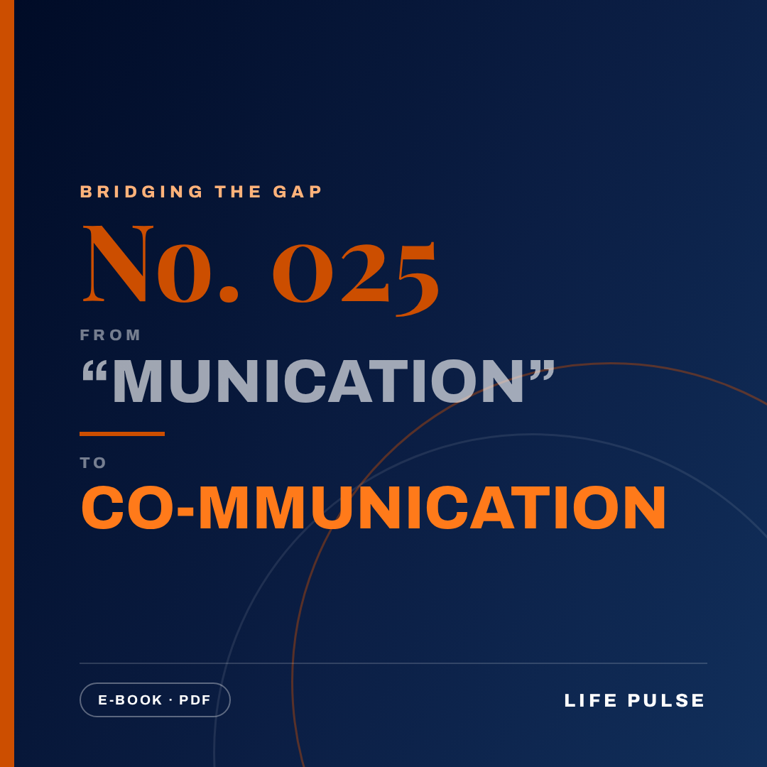 BtG #025: From “Munication” to Co-mmunication