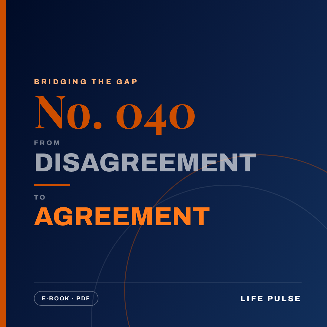 BtG #040: From Disagreement to Agreement