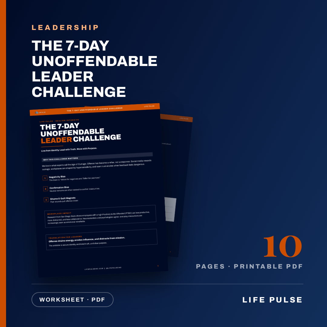 The 7-Day Unoffendable Leader Challenge
