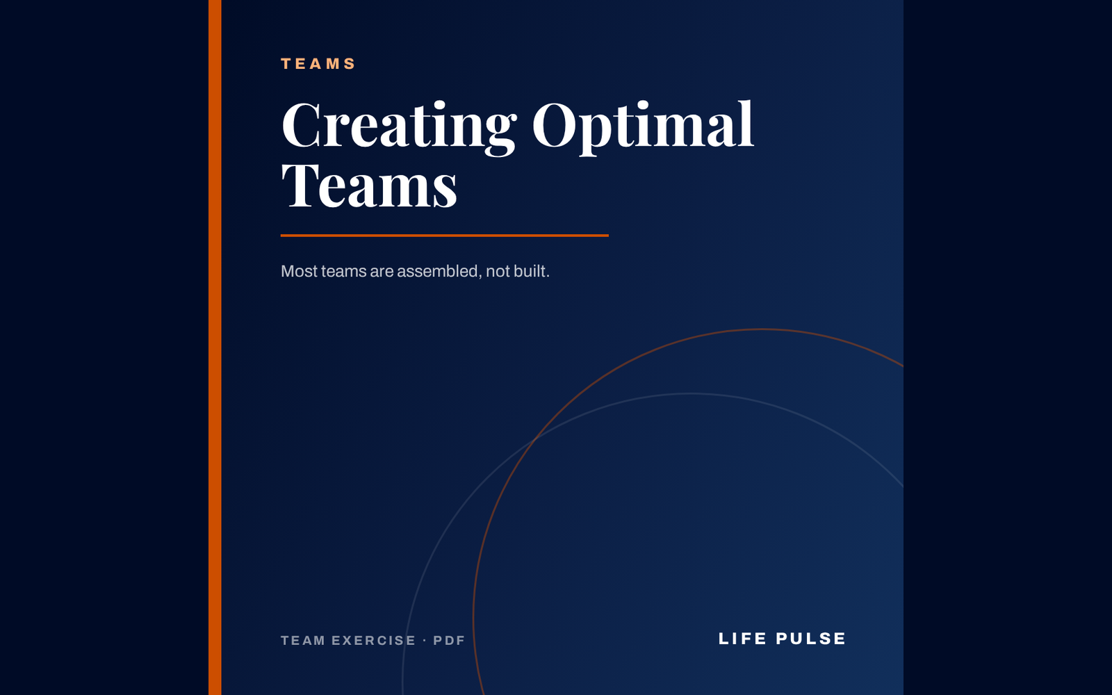 Creating Optimal Teams