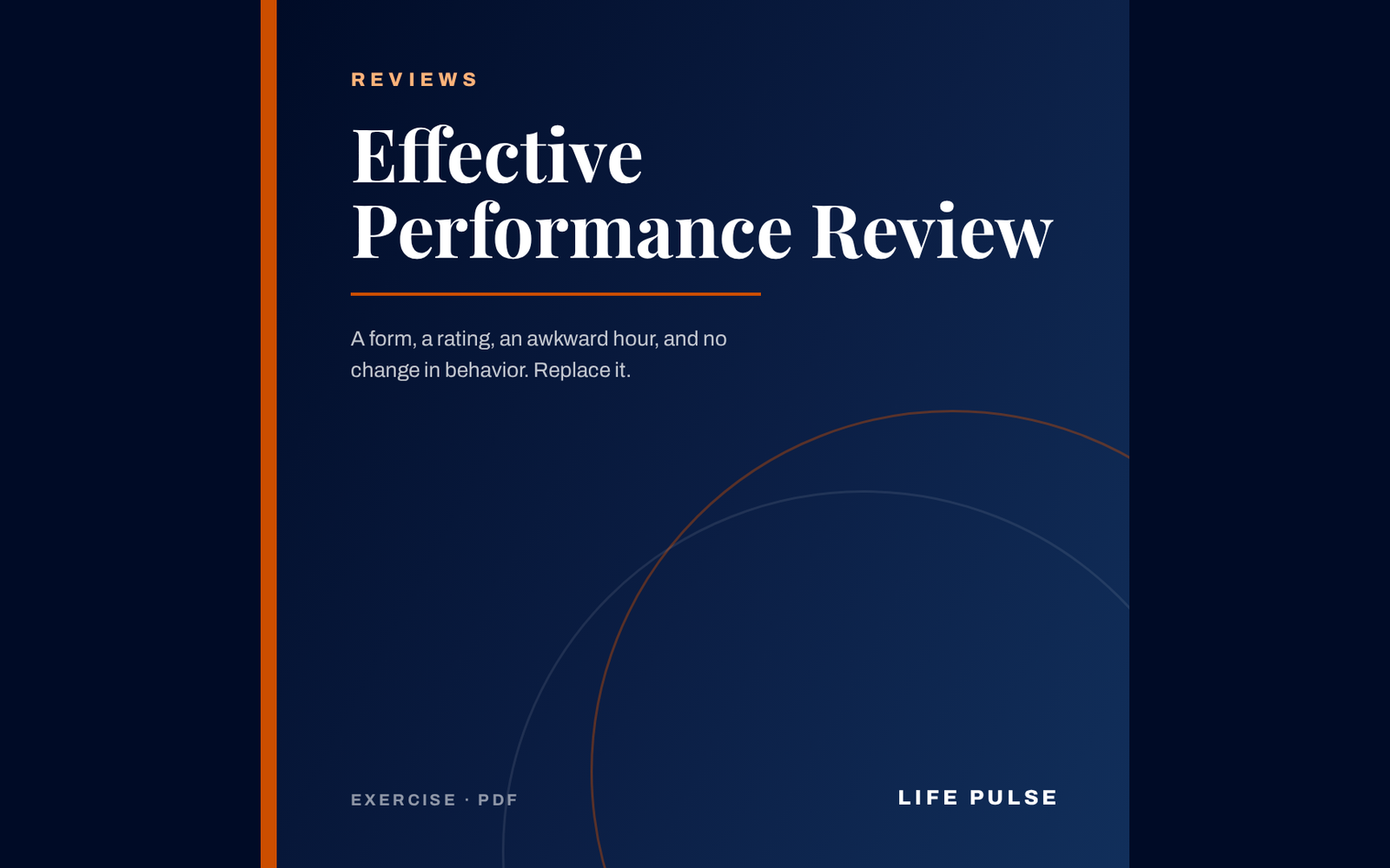 Effective Performance Review