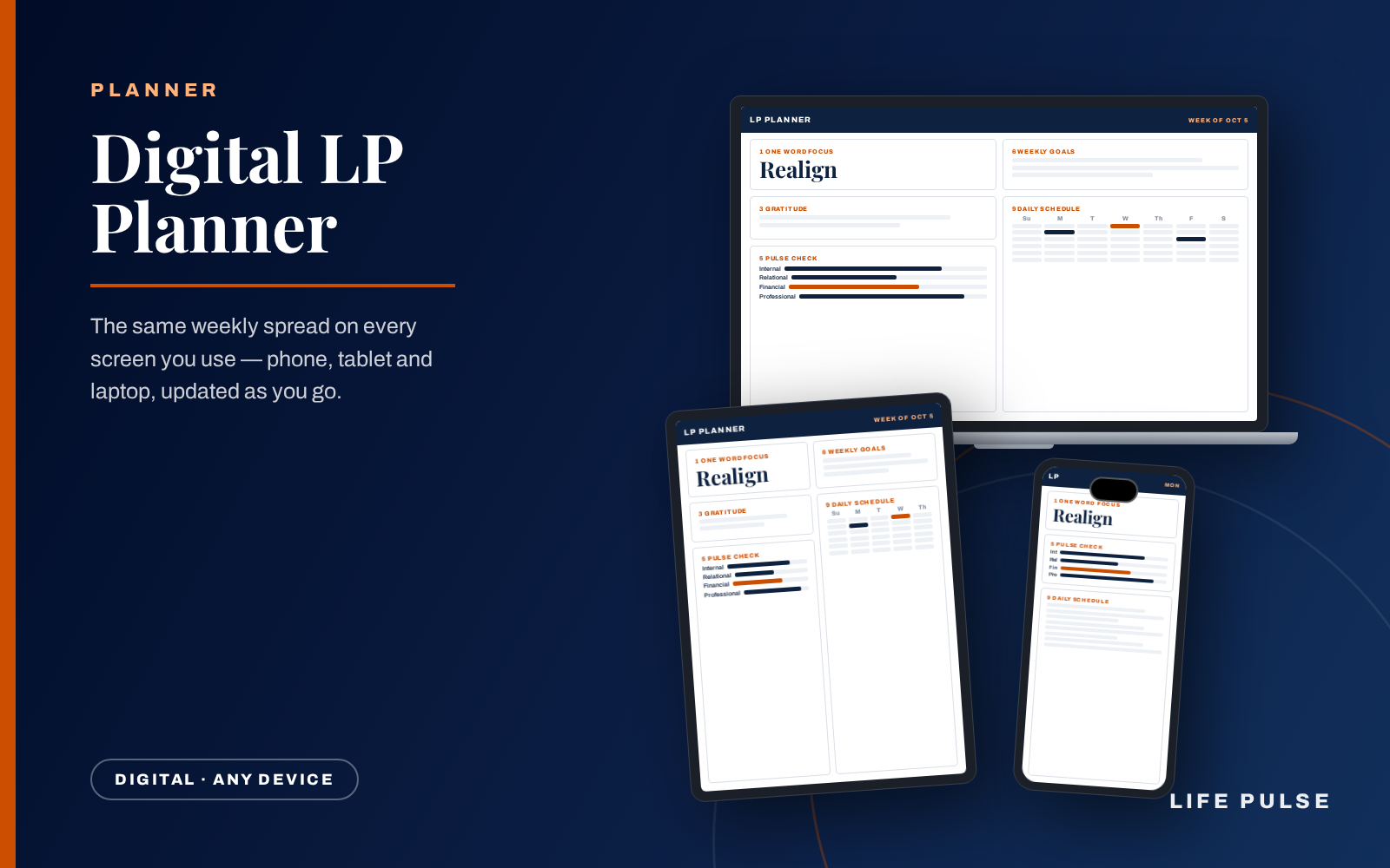 Digital LP Planner