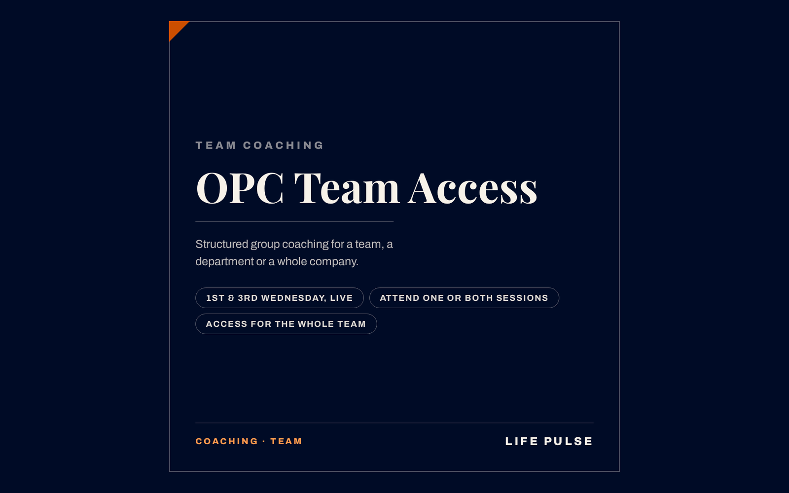 OPC Team Access