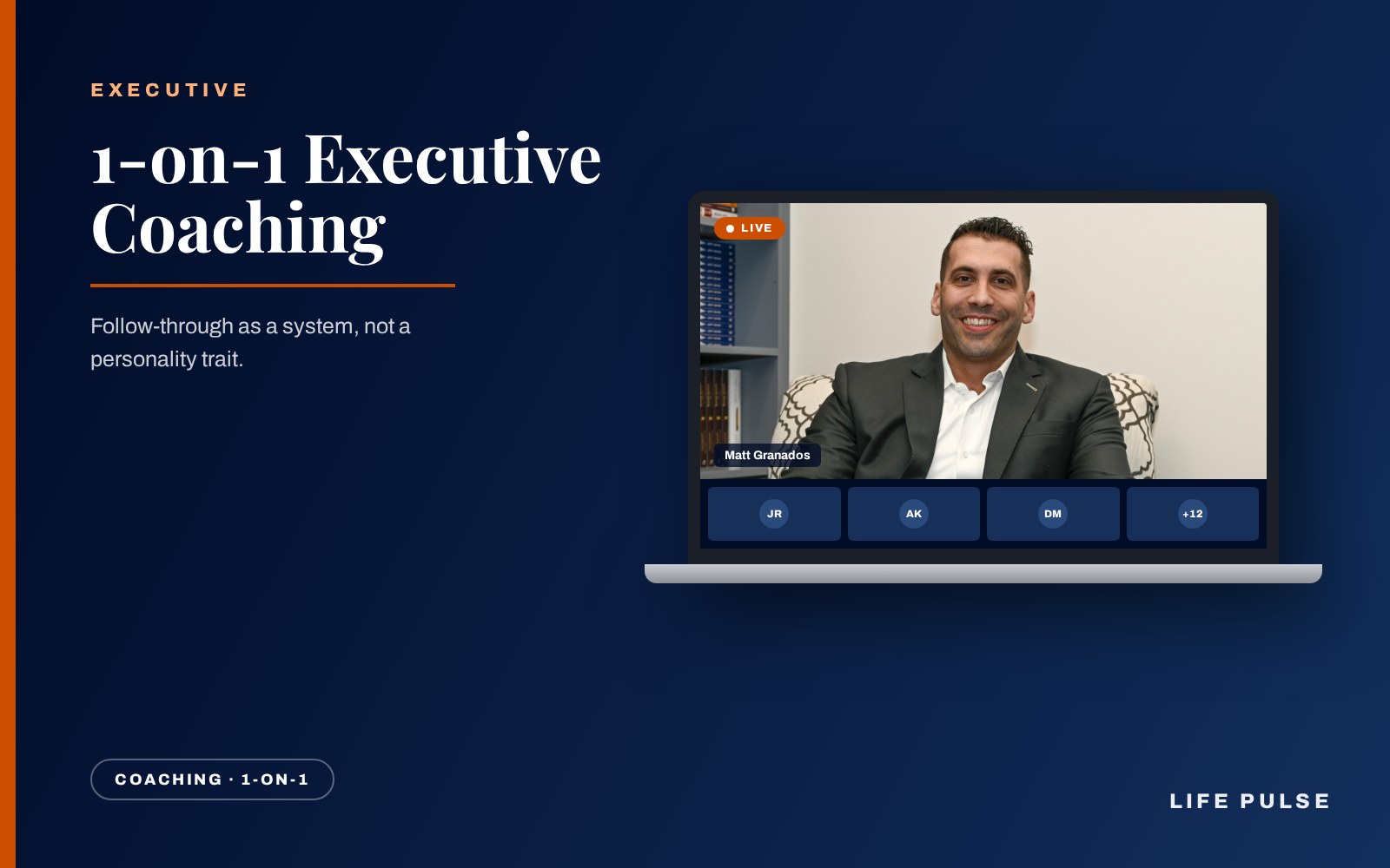 1-on-1 Executive Coaching