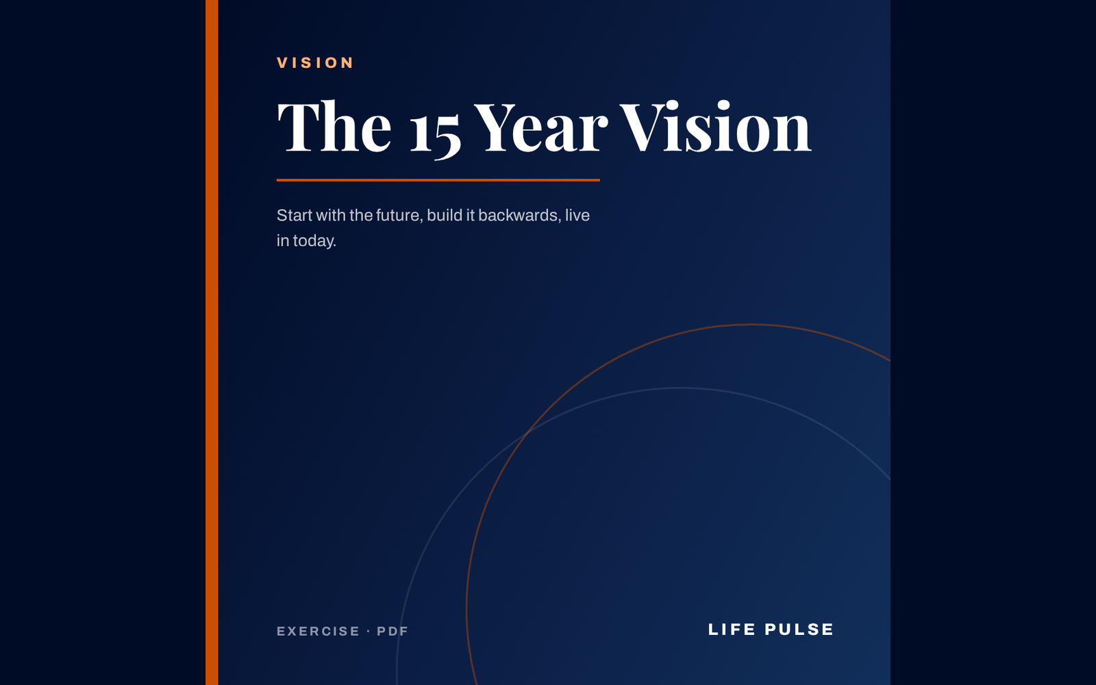 The 15 Year Vision