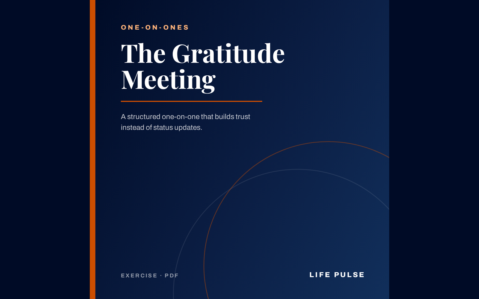 The Gratitude Meeting