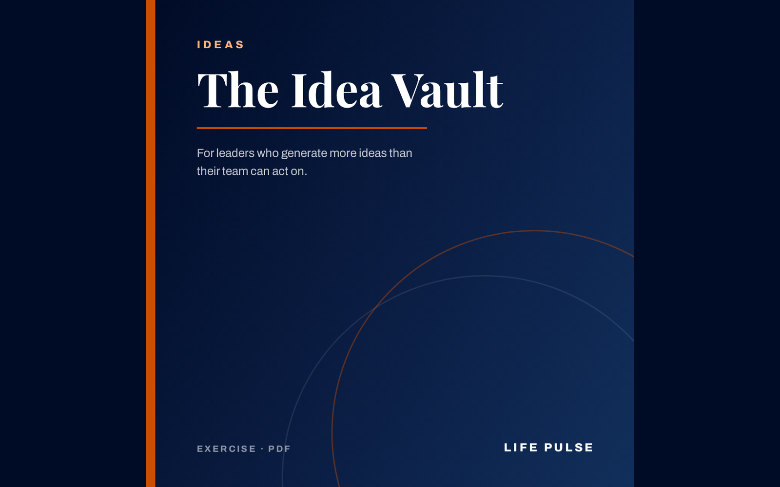 The Idea Vault