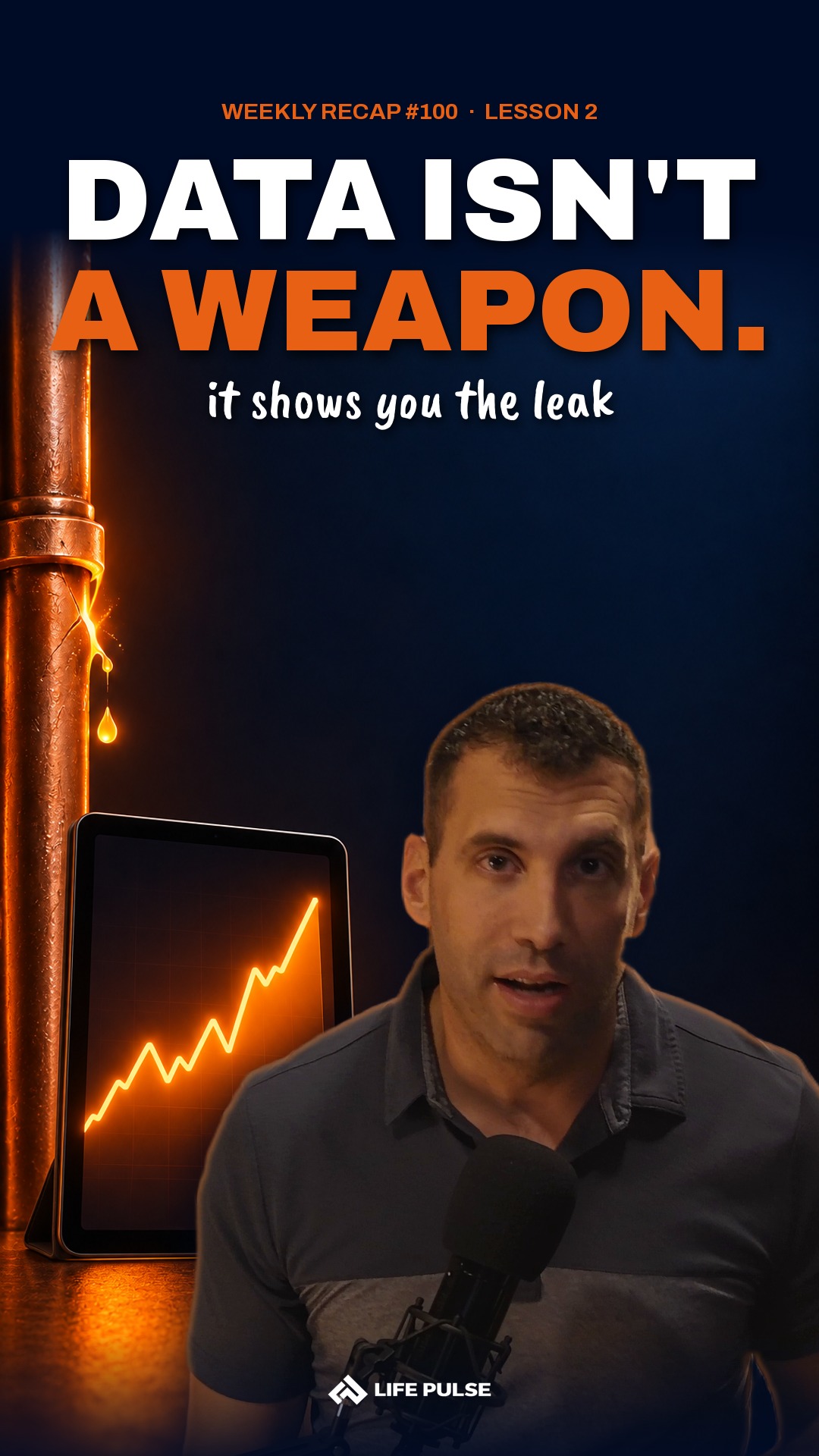 Lesson 2: Data shows the leak. It's not a weapon.