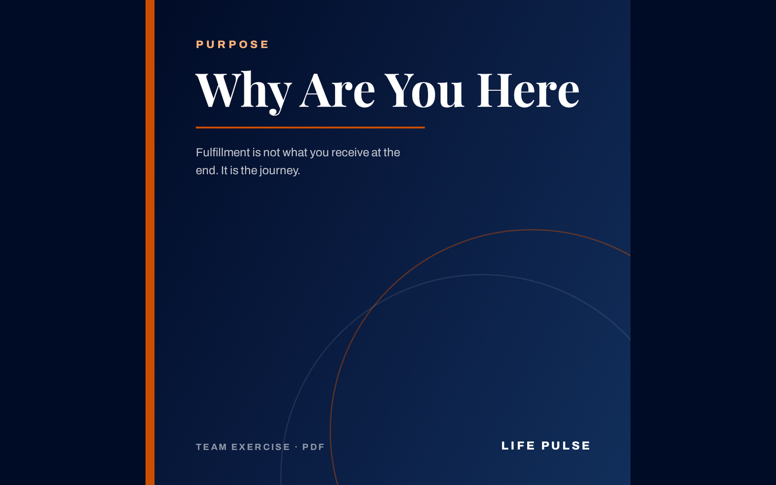 Why Are You Here - LP Purpose